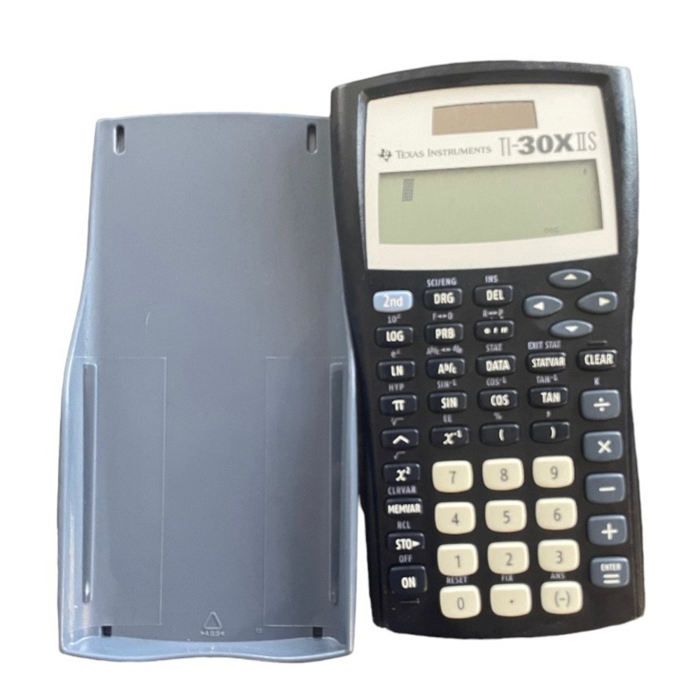 Texas Instruments TI-30X IIS Scientific Calculator, 10-Digit LCD, Black